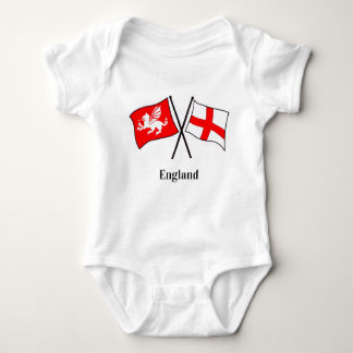 Engelska patriot Babygro T Shirt