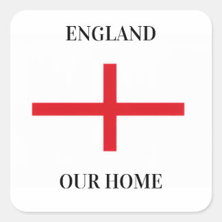 Engelska patriot Sticker Fyrkantigt Klistermärke