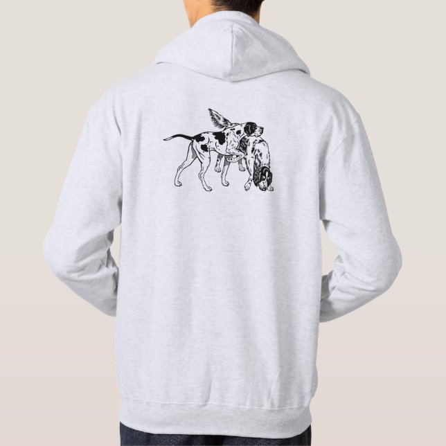 Engelska pekare och setter sweatshirt (Baksida)