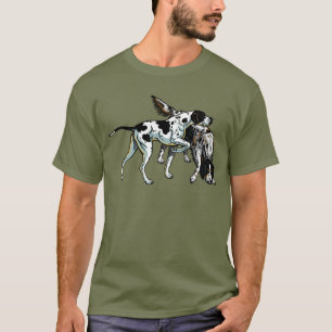 Engelska pekare och setter t shirt