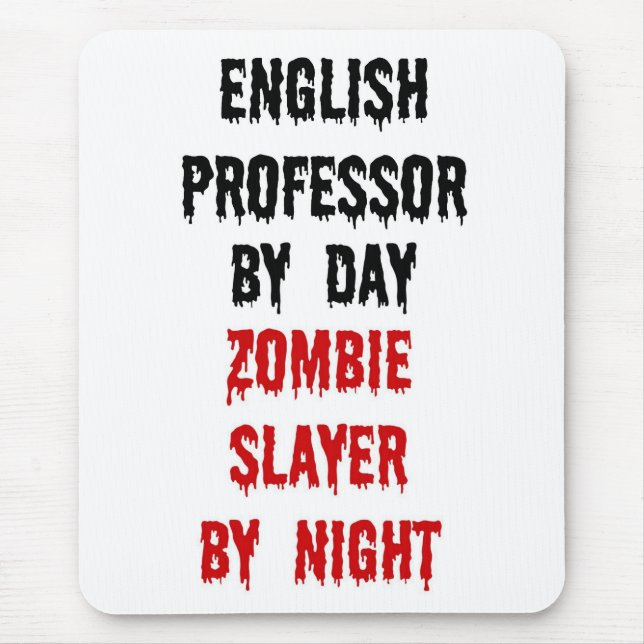 Engelska professor Zombie Sayer Musmatta (Framsidan)