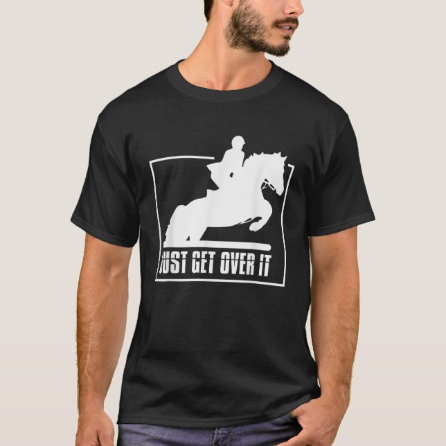 Engelska Riding Hunter Jumper Girl Horse Riding T  T Shirt (Framsida)