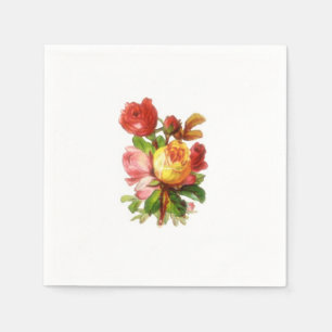Engelska Ro Tea Party Theme Papper Napkins Pappersservett