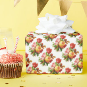 Engelska Ro Tea Party Wrapping Papper Presentpapper