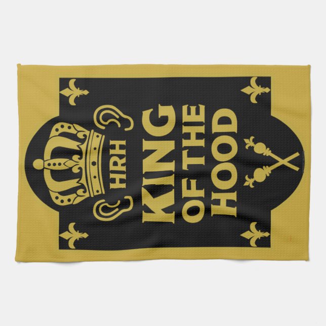Engelska Royalet Coronation Kung Charles Kökshandduk (Horisontell)