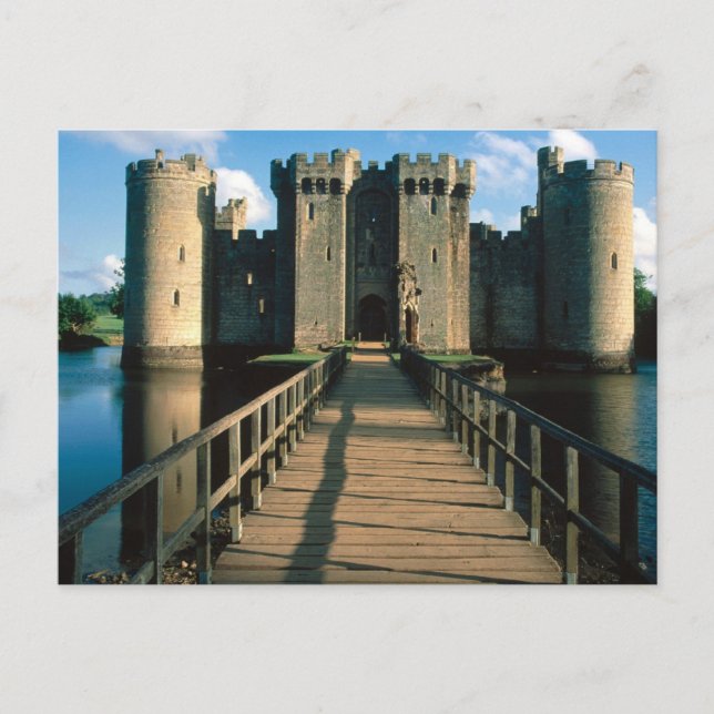 Engelska Scenes, Bodiam Castle, Sussex Vykort (Framsida)