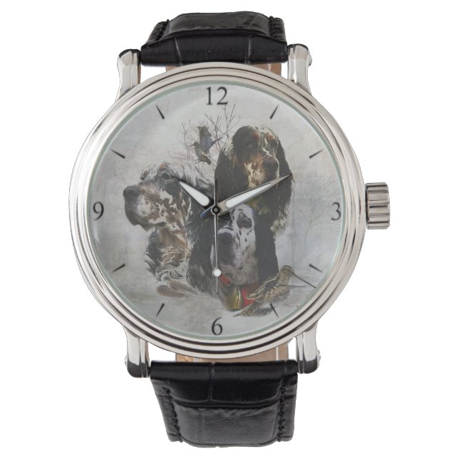 Engelska setter armbandsur (Framsida)