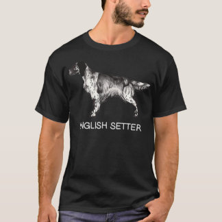 Engelska Setter Crazy Hund älskare T Shirt