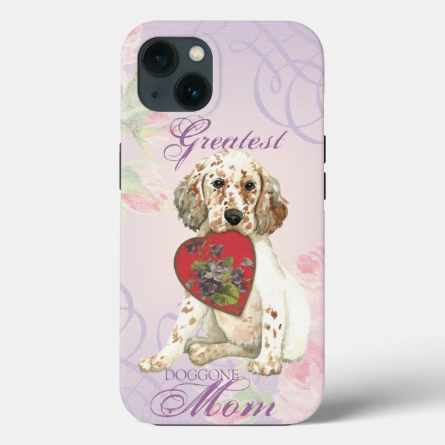 Engelska Setter Heart Mamma (Baksida)
