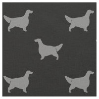 Engelska Setter Hund Silhouettes Mönster