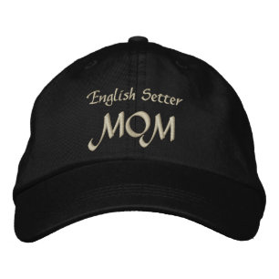 Engelska Setter Mamma-presentationer Broderad Keps