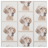 Engelska Setter Orange Belton Painting Hund