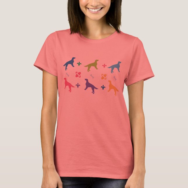 Engelska Setter Organic T-Shirts (Framsida)