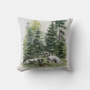 Engelska setter , Woodcock Hunting , Art Kudde