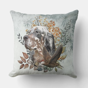 Engelska setter , Woodcock Hunting , Art Kudde