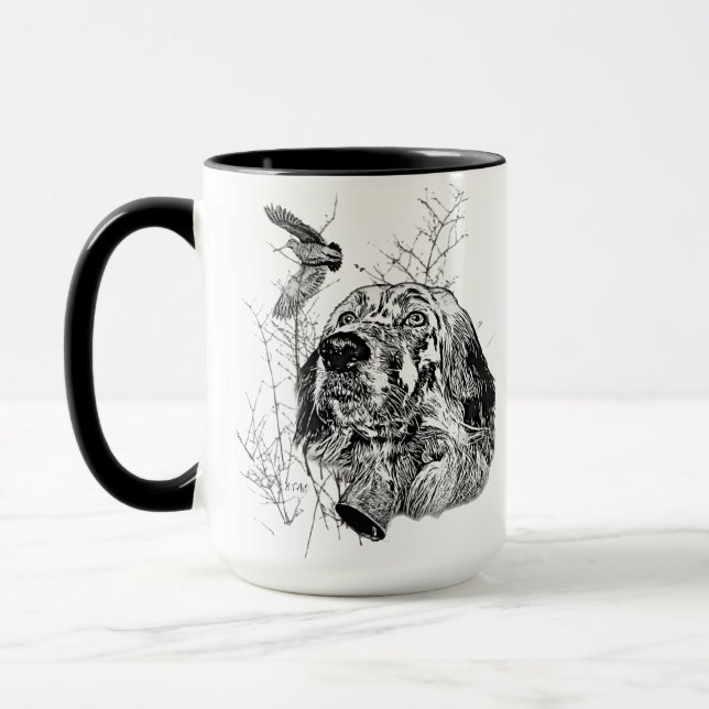 Engelska Setter, Woodcock-jakt Mugg (Vänster)