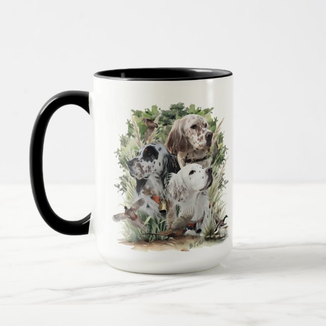 Engelska Setters Mugg (Vänster)