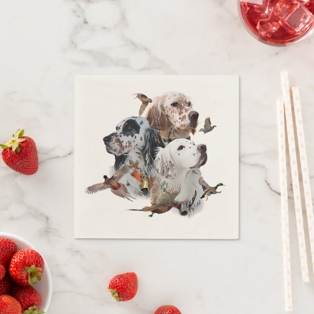 Engelska Setters Pappersservett (Insitu)