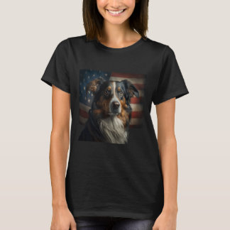Engelska shepherd 4:e juli - Engelska shepherd Us T Shirt