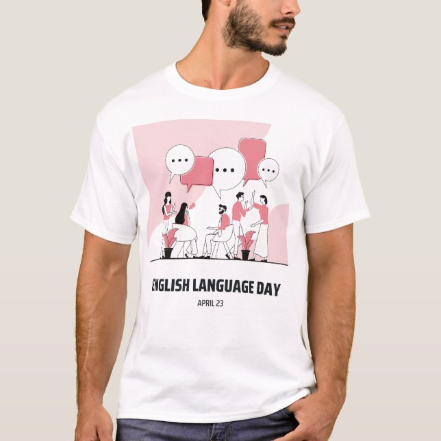 Engelska språkdagen t shirt (Framsida)