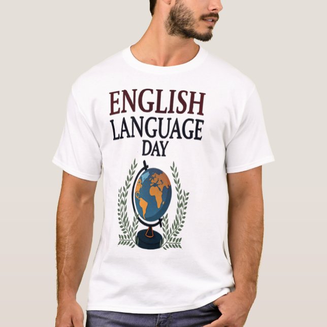 ENGELSKA SPRÅKDAGEN T SHIRT (Framsida)