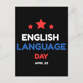 Engelska språkdagen vykort
