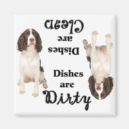 Engelska Springer Älskare spanel Dishwasher Magnet