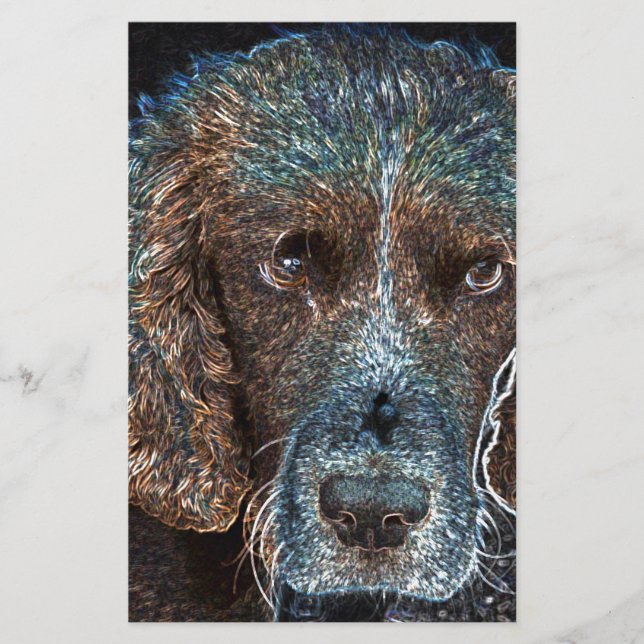 Engelska Springer Brevpapper (Framsida)