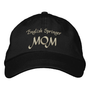 Engelska Springer Mamma Gifts Broderad Keps