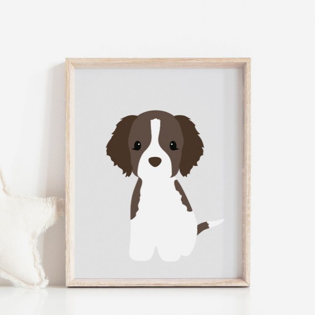 Engelska Springer Nursery & Kids Room Decor Poster (Skapare uppladdad)