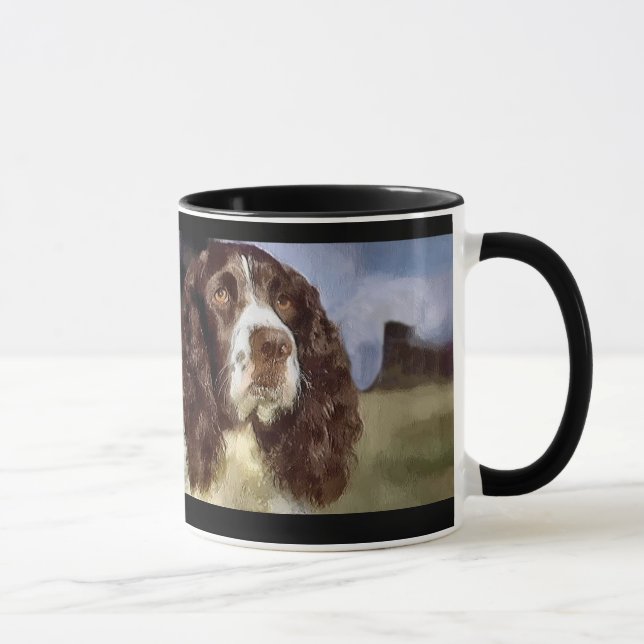 Engelska Springer Spain Art Gifts Mugg (Höger)