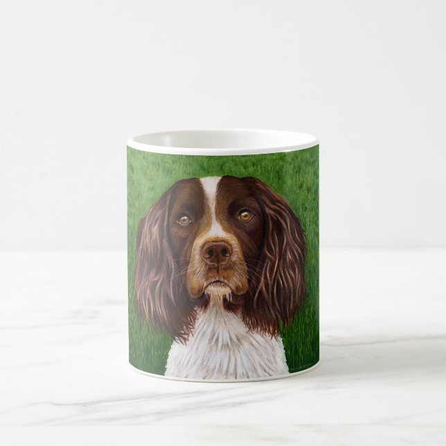 Engelska Springer Spain Hund Art - Major Kaffemugg (Center)