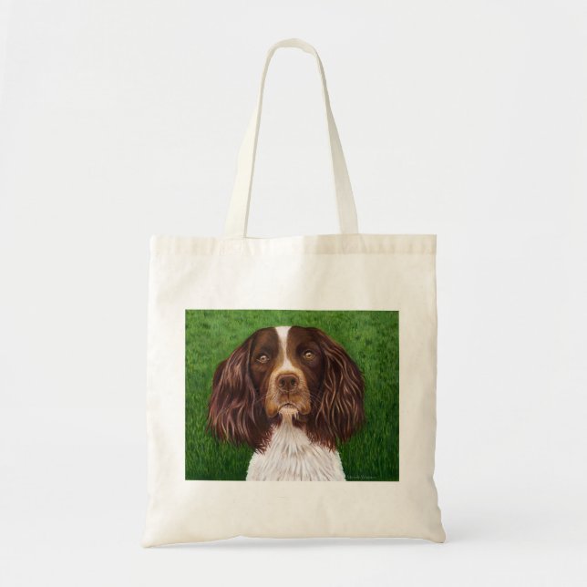 Engelska Springer Spain Hund Art - Major Tygkasse (Framsidan)