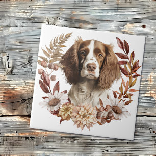 Engelska Springer Spain Hund Autumn WAN Kakelplatta