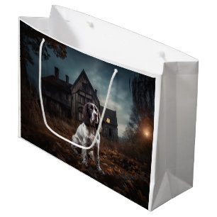 Engelska Springer spanel Halloween Scary