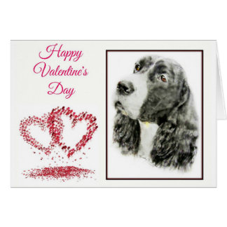 Engelska Springer spanel Hälsningskort