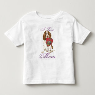 Engelska Springer spanel Heart Mamma T-shirt