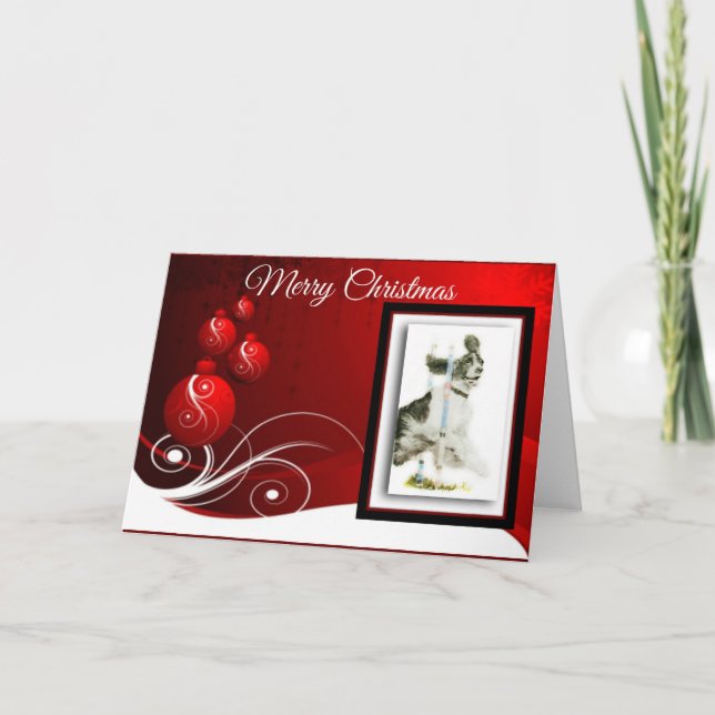 Engelska Springer spanel Helgkort (Framsida)