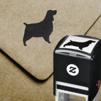 Engelska Springer spanel Hund aveln Silhouette