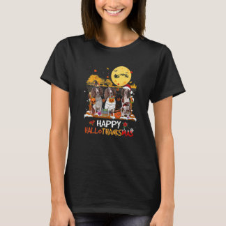 Engelska Springer spanel Lycklig Hallothanksmas Ha T Shirt