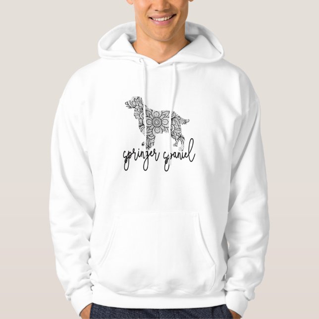 Engelska Springer spanel Owner Spain Hund älskare Hoodie (Framsida)