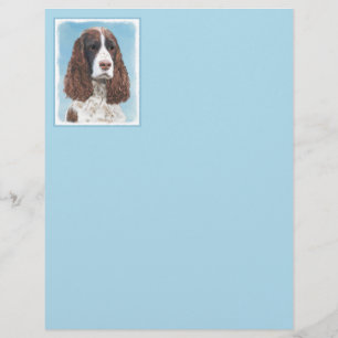 Engelska Springer spanel Painting Original Hund Ar