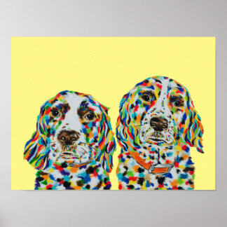 Engelska Springer spanel Poster