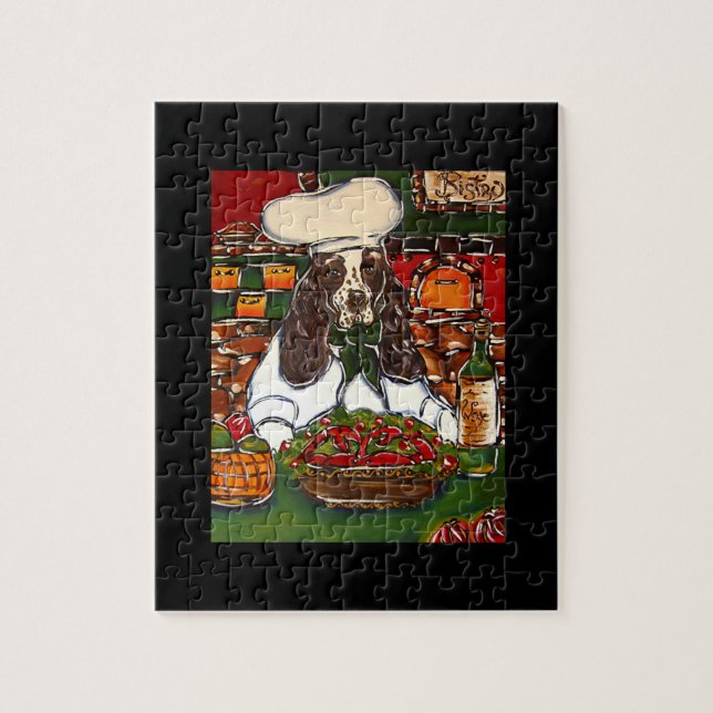 Engelska Springer spanel Pussel (Vertikal)