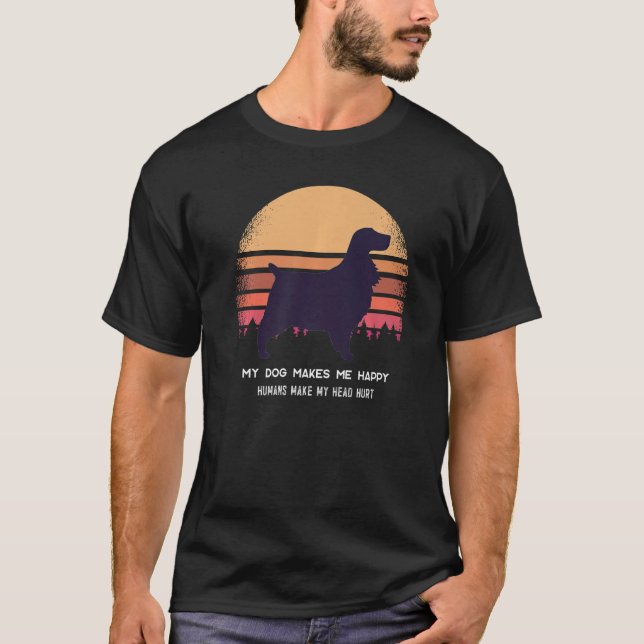 Engelska Springer Spaniel Hund aveln 44 T Shirt (Framsida)