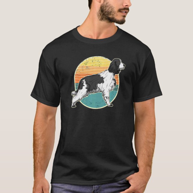 Engelska Springer Spaniel Hund aveln 51 T Shirt (Framsida)