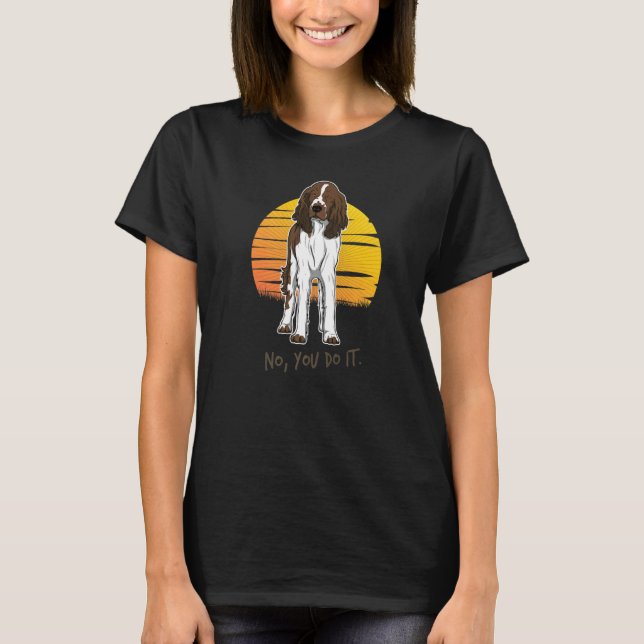 Engelska Springer Spaniel Hund aveln 61 T Shirt (Framsida)