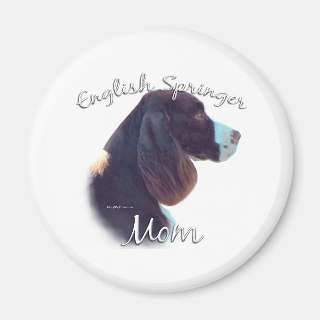Engelska Springer Spaniel Mamma 2 Magnet (Framsidan)