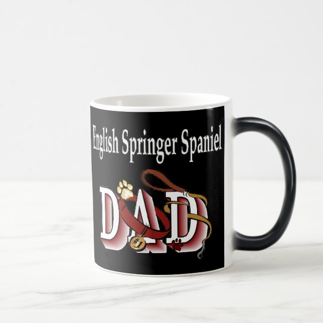 Engelska Springer Spaniel Pappa Gifts Magisk Mugg (Höger)