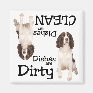 Engelska Springer spanjoren Älskare Dishwasher Ma Magnet